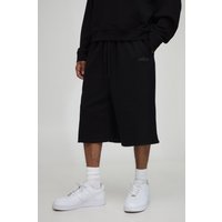 Oversize Shorts - Schwarz - XS, Schwarz von boohooman