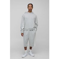Oversize Trainingsanzug - Grau - XS, Grau Oversize Trainingsanzug - Grau - XS, Grau von boohooman