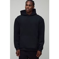 Oversize Colorblock Scuba Hoodie - Schwarz - XS, Schwarz Oversize Colorblock Scuba Hoodie - Schwarz - XS, Schwarz von boohooman