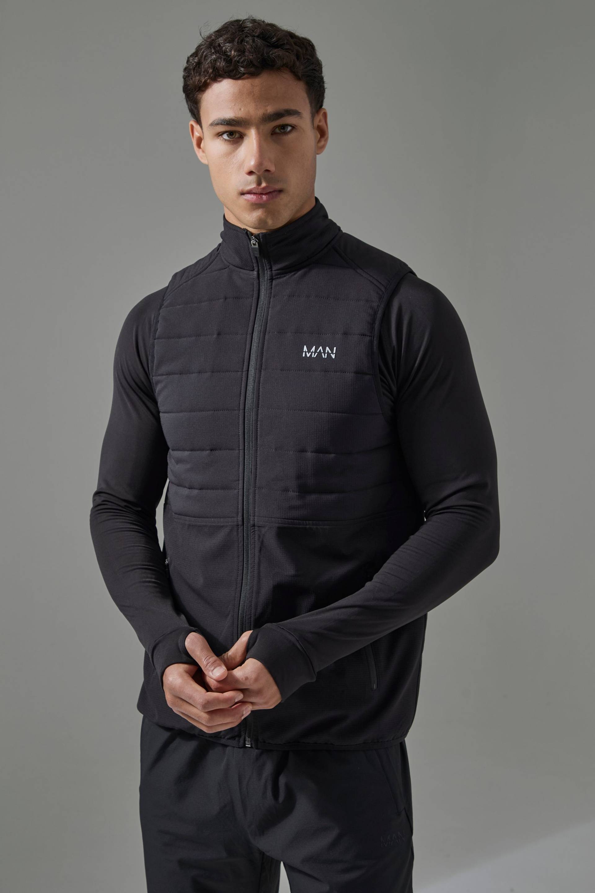 Packbare Man Active Weste von boohooman