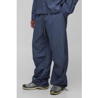 Parachute Hose in Knitteroptik - Blau - XS, Blau Parachute Hose in Knitteroptik - Blau - XS, Blau von boohooman