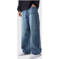 Parachute Jeans - Blau - 34, Blau von boohooman