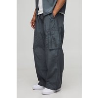 Parachute Hose - Grau - XS, Grau von boohooman