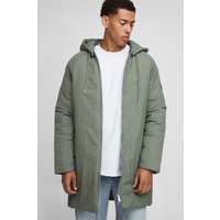 Parka-Jacke mit Trichterkragen - Khaki - L, Khaki von boohooman