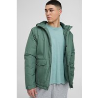 Parka mit Kapuze - Khaki - S, Khaki Parka mit Kapuze - Khaki - S, Khaki von boohooman