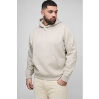 Plus 330GSM Homme Hoodie - Grau - XXXXXL, Grau von boohooman
