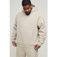 Plus 330Gmode Basic Hoodie - Grau - XXL, Grau von boohooman