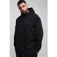 Plus 330Gmode Basic Oversize Hoodie - Schwarz - XXL, Schwarz von boohooman