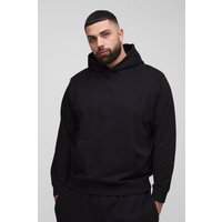 Plus Basic Hoodie - Schwarz - 3XL, Schwarz von boohooman
