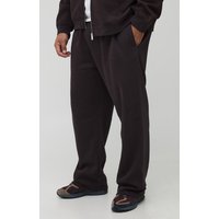 Plus Basic Oversize Jogginghose - Braun - 3XL, Braun von boohooman