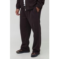 Plus Basic Oversize Jogginghose - Braun - 4XL, Braun von boohooman