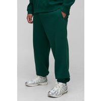 Plus Basic Oversize Jogginghose - Grün - 5XL, Grün von boohooman