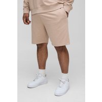 Plus Basic Shorts - Braun - 3XL, Braun von boohooman