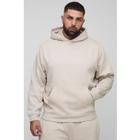 Plus Basics Hoodie - Grau - 3XL, Grau von boohooman