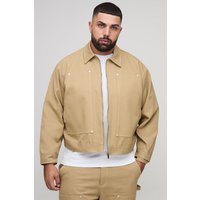 Plus Canvas-Jacke von boohooman