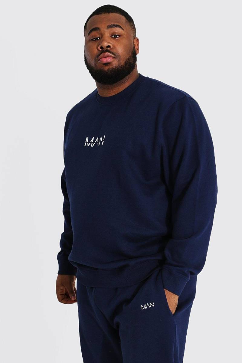 Plus Man-Dash Sweatshirt von boohooman