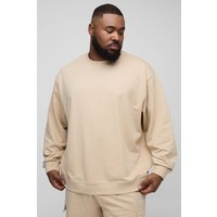 Plus Oversize Basic Sweatshirt Plus Oversize Basic Sweatshirt von boohooman