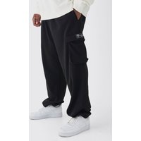 Plus Oversize Cargo-Jogginghose von boohooman