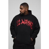 Plus Oversize Hoodie mit Lil Wayne Print von boohooman