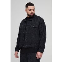 Plus Oversize Jeansjacke von boohooman