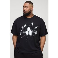 Plus Oversize T-Shirt mit lizenziertem Jerry Cantkleid Print - Schwarz - 5XL, Schwarz von boohooman