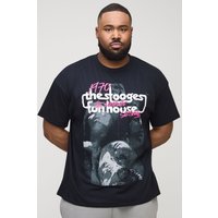 Plus Oversize T-Shirt mit lizenziertem The Strick Print - Schwarz - 2XL, Schwarz von boohooman