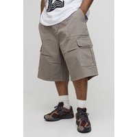 Plus Parachute Jorts mit Cargo-Taschen von boohooman