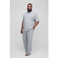 Plus Pour Homme T-Shirt und Jogginghose von boohooman