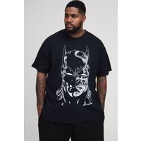 Plus T-Shirt mit lizenziertem Batman-Print von boohooman