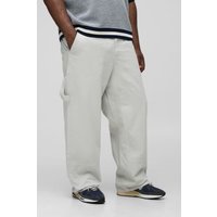 Plus lockere Hose - Grau - 46, Grau von boohooman
