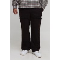 Plus lockere Hose - Schwarz - 42, Schwarz von boohooman