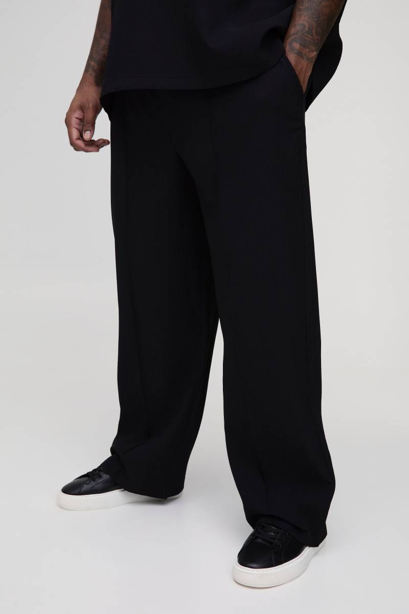 Plus lockere Hose - Schwarz - XXXXXL, Schwarz Plus lockere Hose - Schwarz - XXXXXL, Schwarz von boohooman