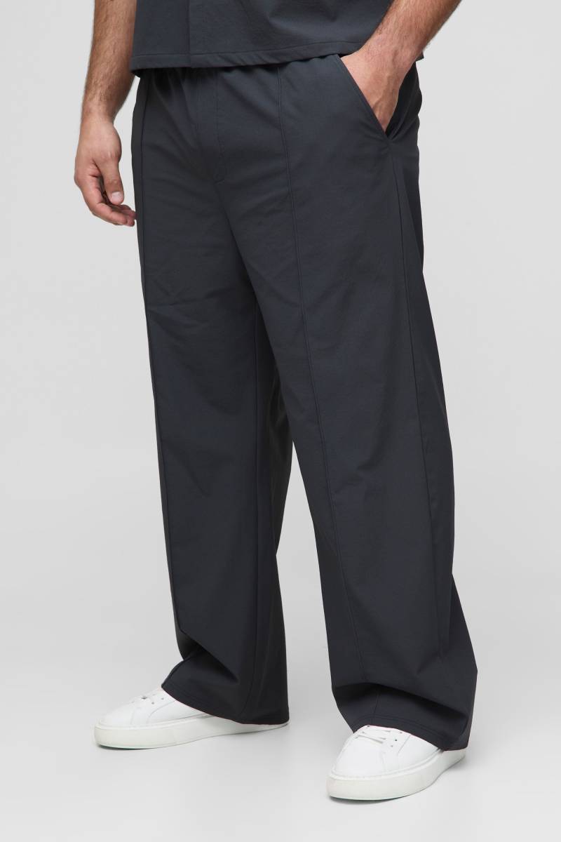 Plus lockere Stretch-Hose - Grau - 3XL, Grau von boohooman