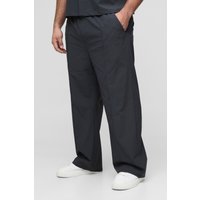 Plus lockere Stretch-Hose - Grau - 4XL, Grau von boohooman