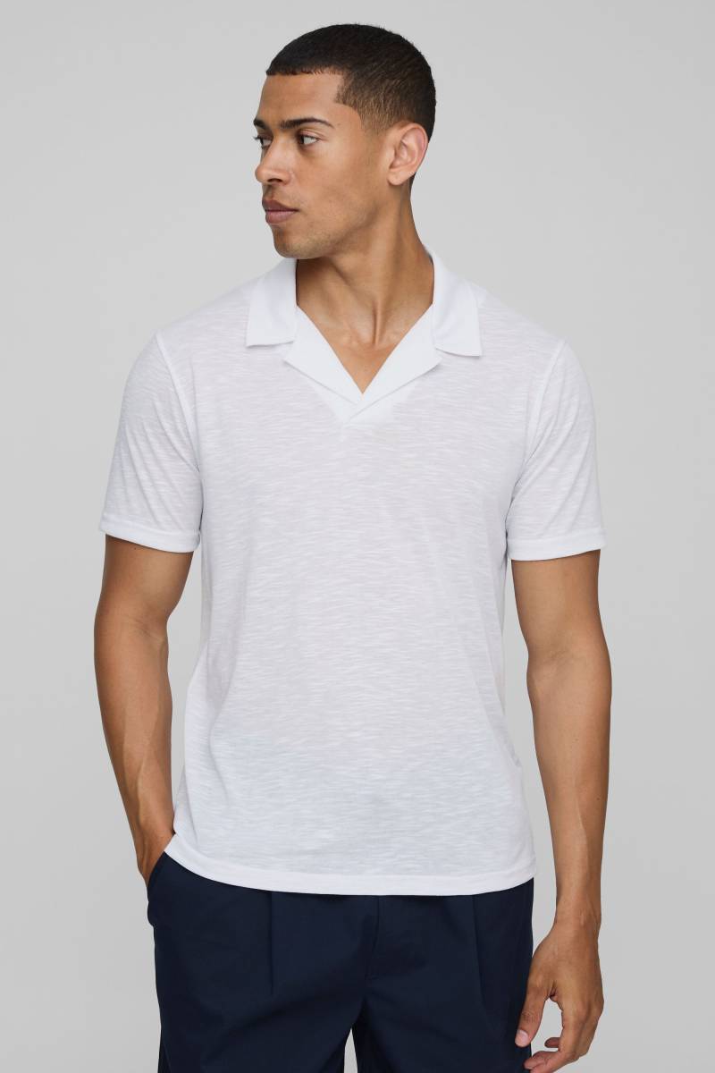 Poloshirt - Weiß - XS, Weiß von boohooman