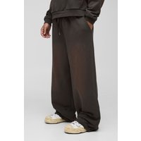 Premium Jogginghose mit weitem Bein - Grau - M, Grau von boohooman