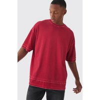 Premium Oversize T-Shirt - Rot - L, Rot von boohooman