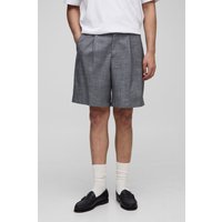 Karierte Shorts - Grau - XL, Grau von boohooman
