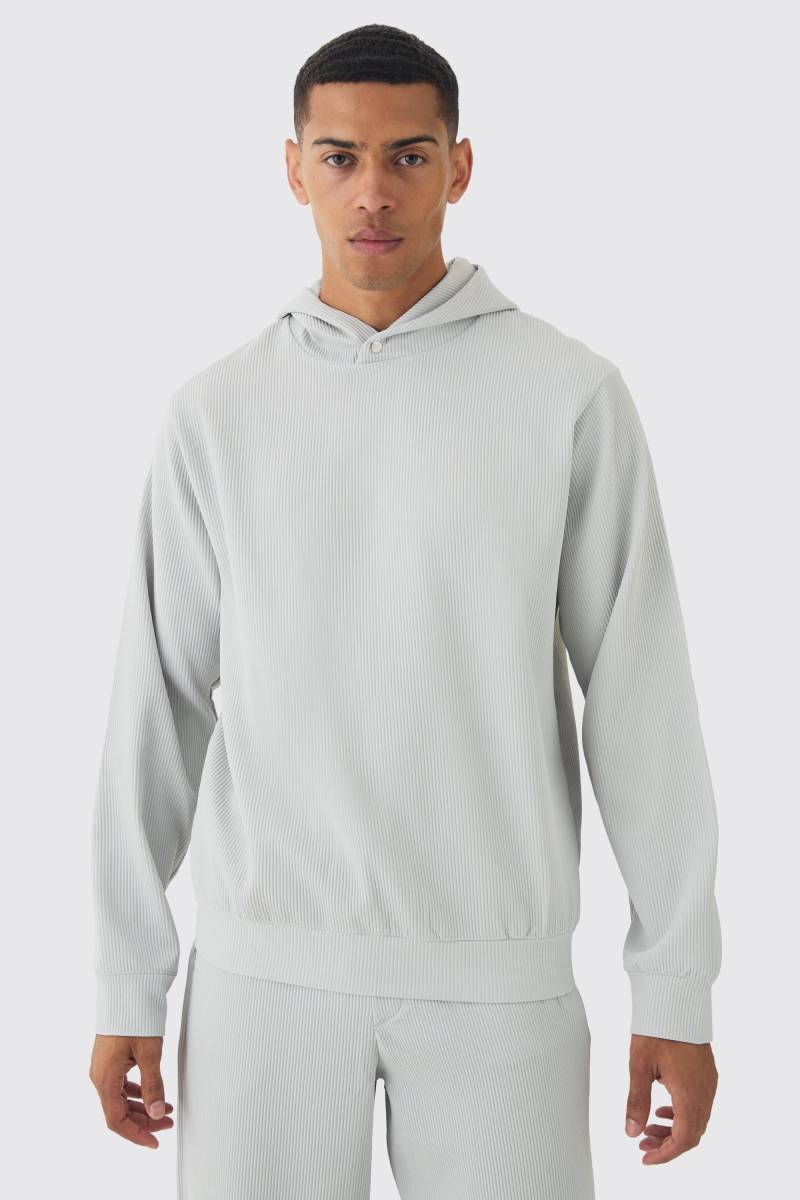 Recycelter Hoodie - Grau - XS, Grau Recycelter Hoodie - Grau - XS, Grau von boohooman