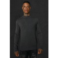 Recycelter Pullover mit Rollkragen von boohooman