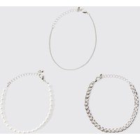 Recyceltes Multi-Armband-Set von boohooman