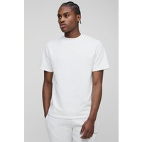 BM Signature T-Shirt - Weiß - S, Weiß BM Signature T-Shirt - Weiß - S, Weiß von boohooman