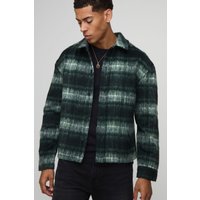 Kariertes Overshirt - Grün - XS, Grün Kariertes Overshirt - Grün - XS, Grün von boohooman