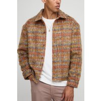 Kariertes Overshirt - Orange - XS, Orange Kariertes Overshirt - Orange - XS, Orange von boohooman