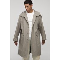 Langer Parka mit Kapuze - Khaki - XS, Khaki Langer Parka mit Kapuze - Khaki - XS, Khaki von boohooman