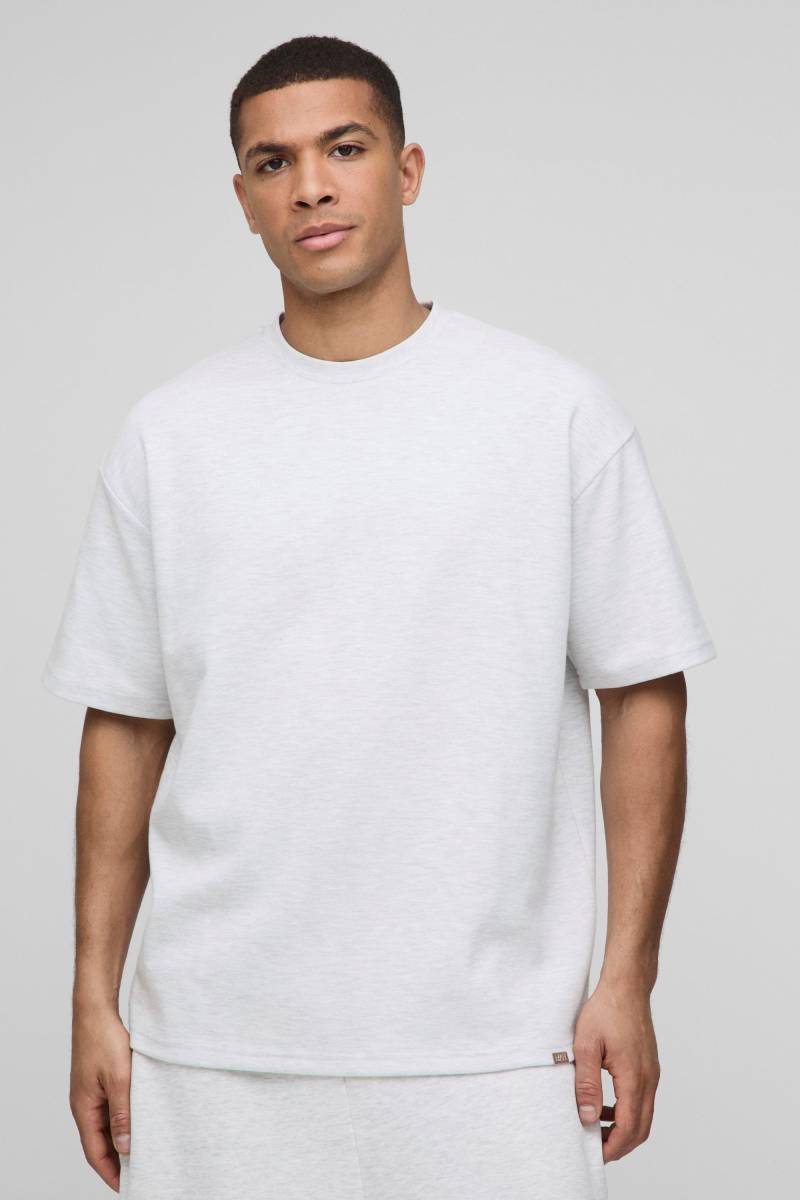 Man T-Shirt - Grau - M, Grau von boohooman