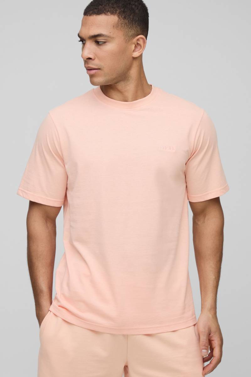 Man Basic Rundhals T-Shirt - Pfirsich - XS, Pfirsich Man Basic Rundhals T-Shirt - Pfirsich - XS, Pfirsich von boohooman
