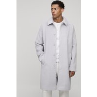 Einreihiger Raglan Mantel - Grau - XS, Grau Einreihiger Raglan Mantel - Grau - XS, Grau von boohooman