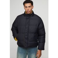 Wendbare Steppjacke mit Trichterkragen - Schwarz - XS, Schwarz von boohooman