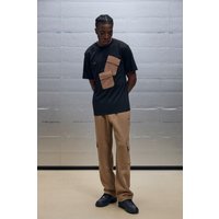 Regular Fit T-Shirt mit Tasche & Jogginghose - Schwarz - L, Schwarz von boohooman